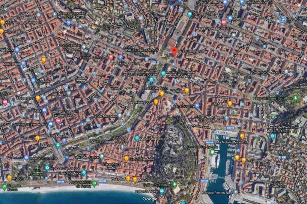 Garibaldi 3 Chambres 6 Couchages, Easy Check-In Nice Bagian luar foto